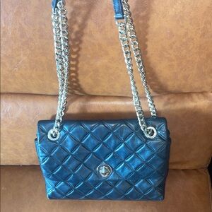 Elegant Black Quilted Chain Shoulder Bag by Kate ♠️ spade